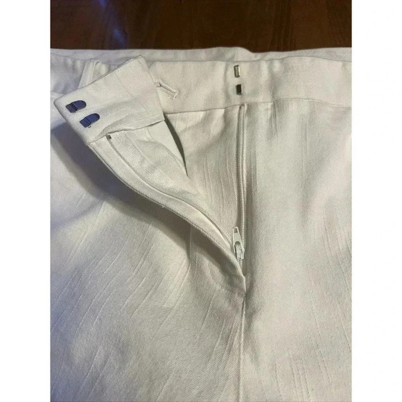 Worthington Pants Womens 24W Modern Fit Pants White Flat Front Straight Leg - Picture 4 of 13